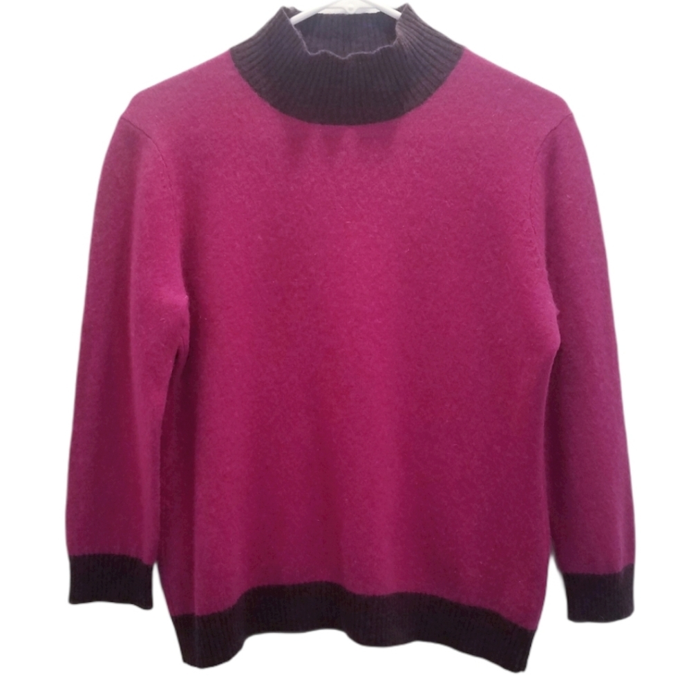 Women's Pink Crew Neck Sweater